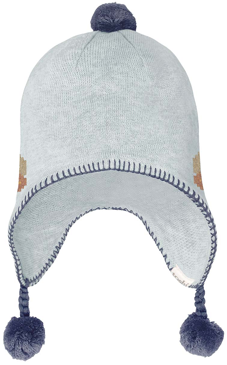 Toshi Organic Earmuff Storytime Mr Tractor | Hats | Bon Bon Tresor