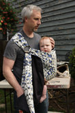 Rockin' Baby Peacock Johnny Reversible Sling | Slings | Bon Bon Tresor