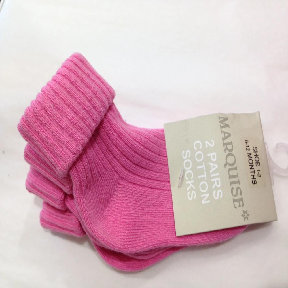 Marquise Pink 2 Pairs Socks | Socks | Bon Bon Tresor