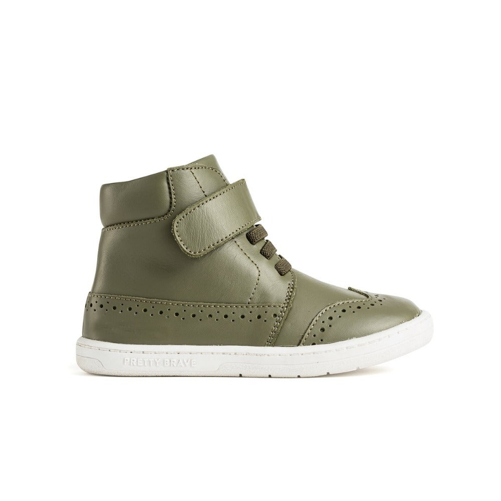 Pretty Brave Harley Boot Olive | Boots | Bon Bon Tresor