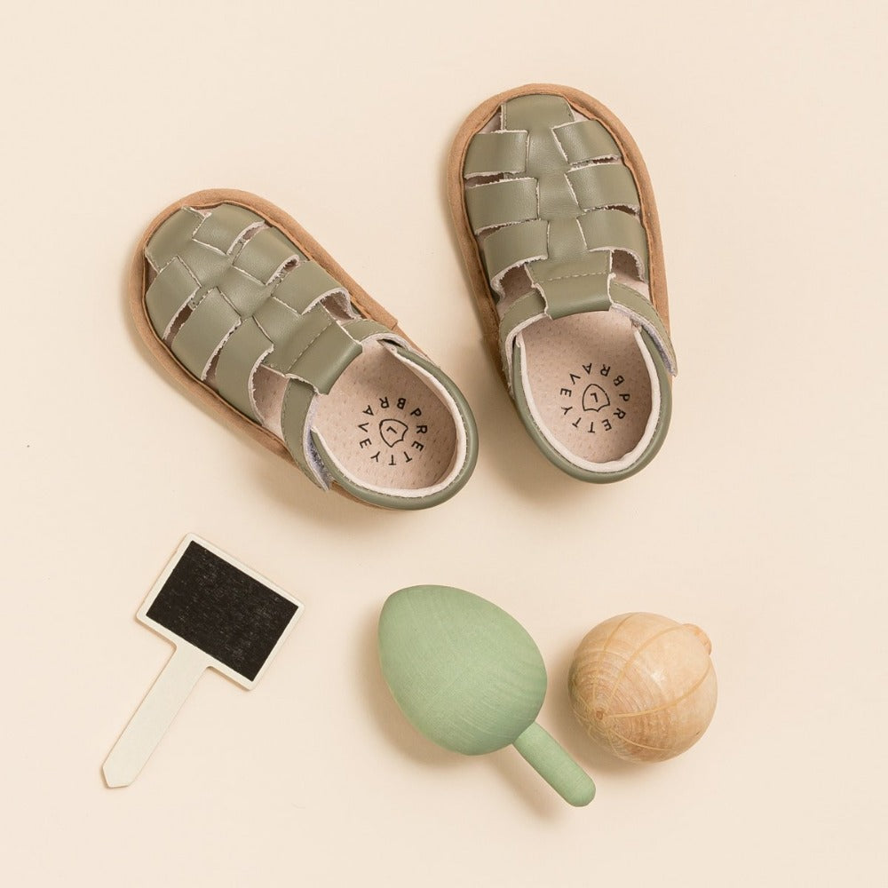 Pretty Brave Rio Sandal Olive | Sandals | Bon Bon Tresor