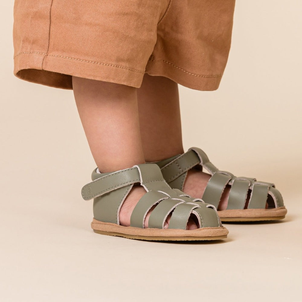 Pretty Brave Rio Sandal Olive | Sandals | Bon Bon Tresor