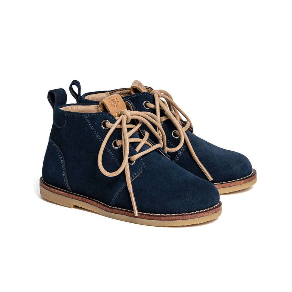 Boys navy desert boots clearance