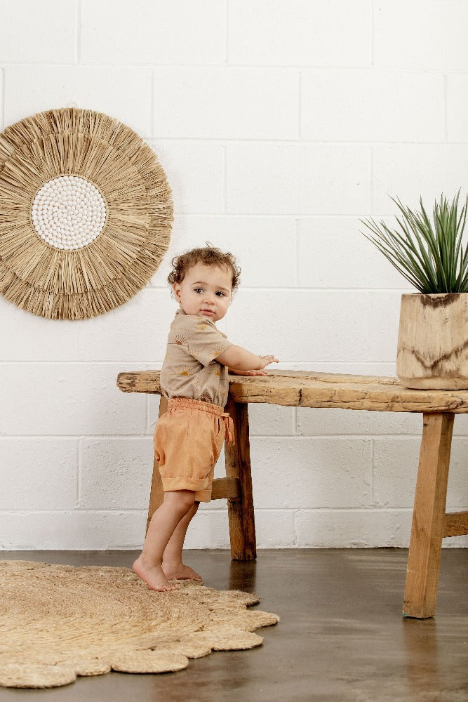 Kapow Kids Caramel Shorts | Pants & Shorts | Bon Bon Tresor