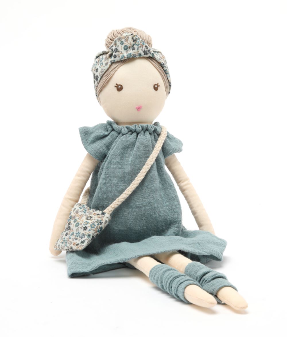 Nana Huchy Miss Clementine Doll Blue | Dolls & Soft Toys | Bon Bon Tresor
