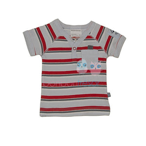 Marquise Stripe V-Neck Top | Tops & T-Shirts | Bon Bon Tresor