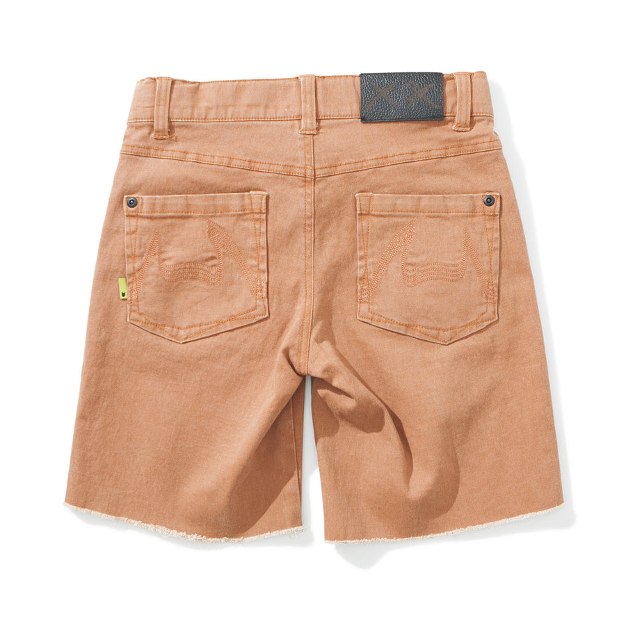 Munster Kids Orange RipOff Shorts | Pants & Shorts | Bon Bon Tresor