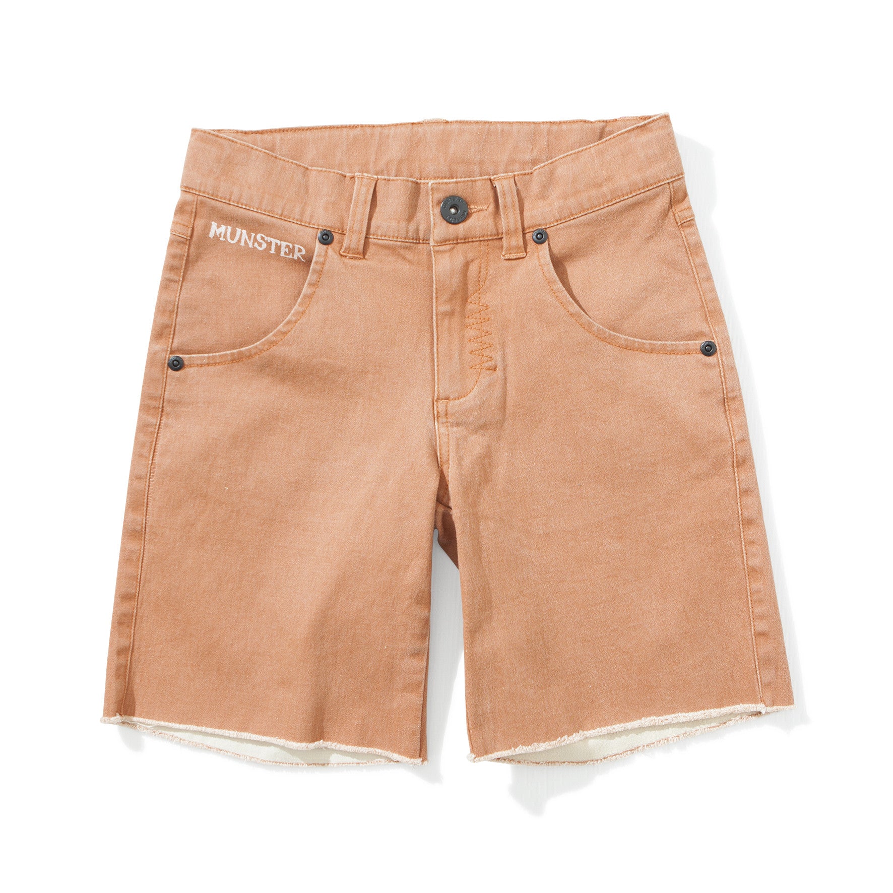 Munster Kids Orange RipOff Shorts | Pants & Shorts | Bon Bon Tresor