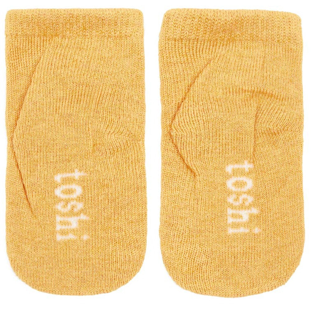 Toshi Organic Ankle Socks Dreamtime Butternut | Socks | Bon Bon Tresor