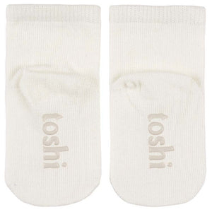 Toshi Organic Ankle Socks Dreamtime Cream | Socks | Bon Bon Tresor