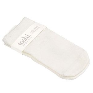 Toshi Organic Ankle Socks Dreamtime Cream | Socks | Bon Bon Tresor