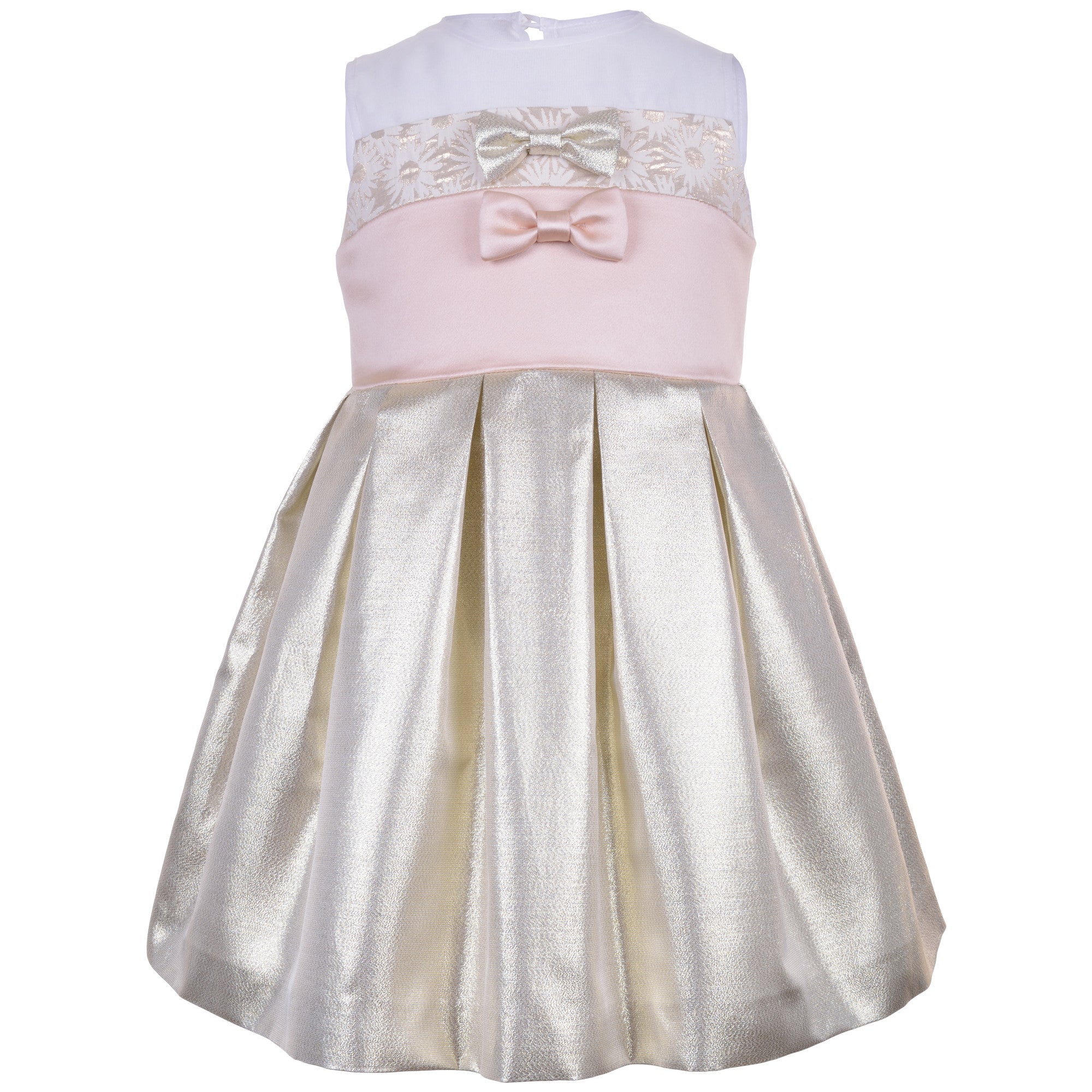 Hucklebones Metallic Gold Bodice Party Dress | Party Dresses | Bon Bon Tresor