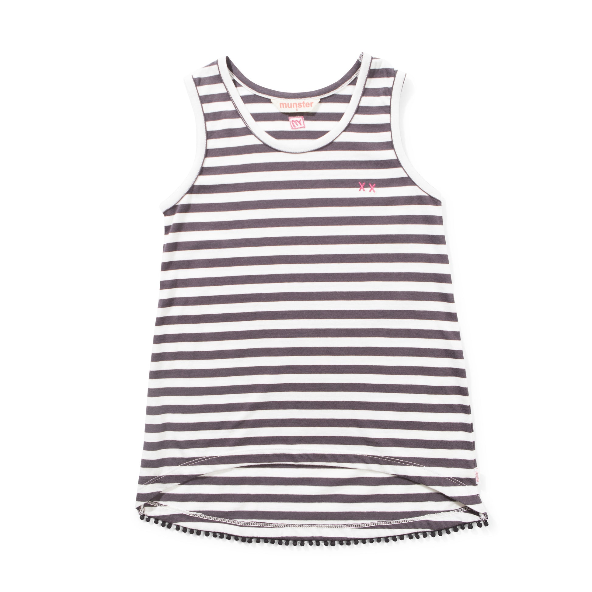 Missie Munster Stripe Triple Crosses Tee | Tops & T-Shirts | Bon Bon Tresor