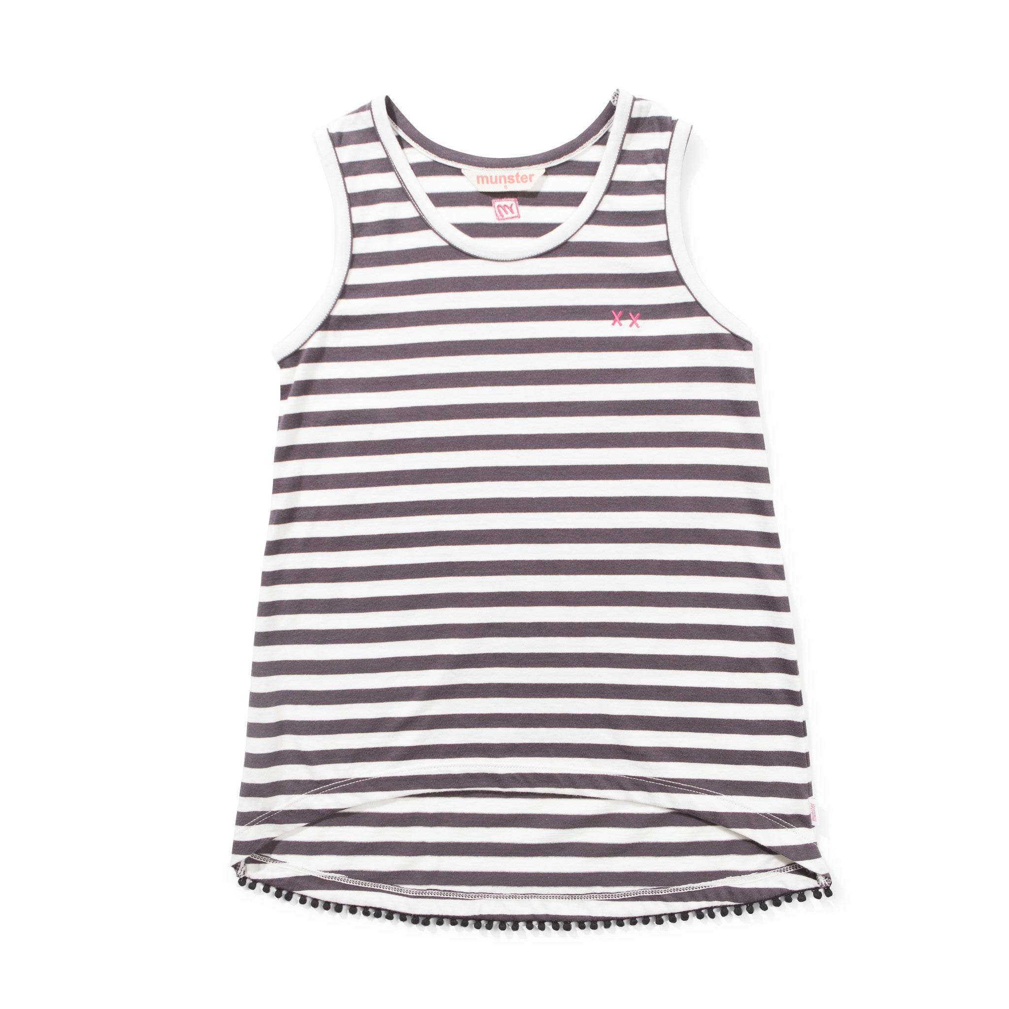 Missie Munster Stripe Triple Crosses Tee | Tops & T-Shirts | Bon Bon Tresor