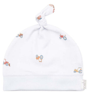 Toshi Baby Beanie Mr Tractor | Beanie | Bon Bon Tresor