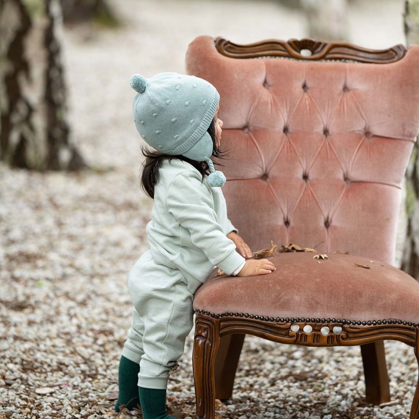 Toshi Organic Earmuff Fantasy Jade | Hats | Bon Bon Tresor