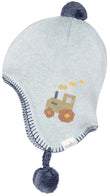 Toshi Organic Earmuff Storytime Mr Tractor | Hats | Bon Bon Tresor