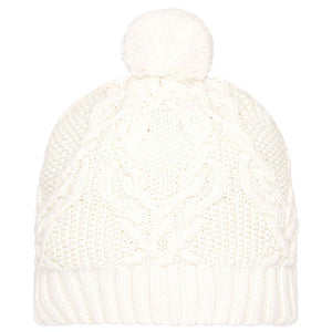 Toshi Organic Knit Beanie Bowie Cream | Beanie | Bon Bon Tresor