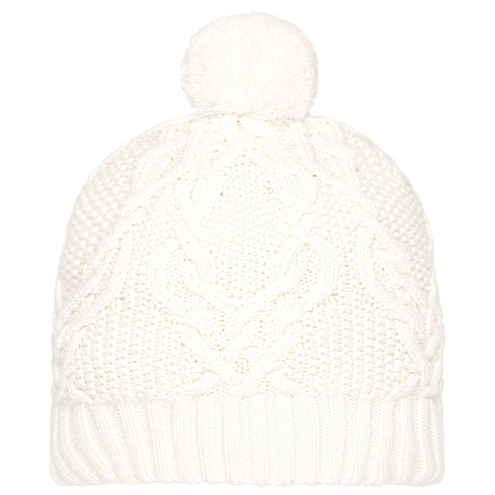 Toshi Organic Knit Beanie Bowie Cream | Beanie | Bon Bon Tresor