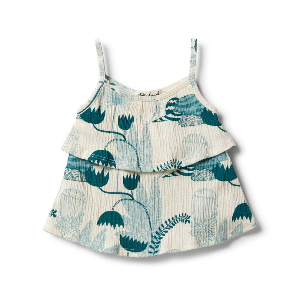 Wilson and Frenchy Crinkle Ruffle Tank Top Wonderful | Tops & T-Shirts | Bon Bon Tresor