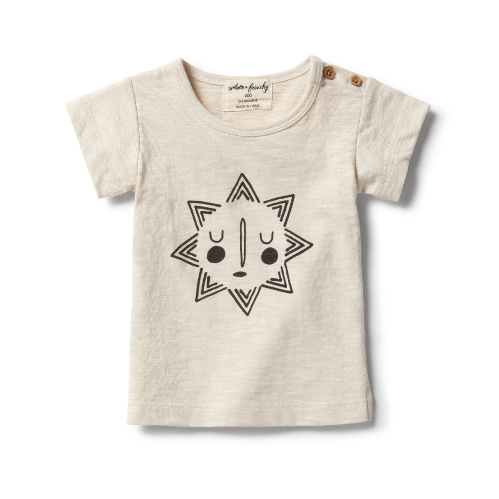 Wilson and Frenchy Smiling Sun Short Sleeve Tee | Tops & T-Shirts | Bon Bon Tresor
