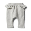 Wilson and Frenchy Oatmeal Speckle Ruffle Sweat Pant | Pants & Shorts | Bon Bon Tresor