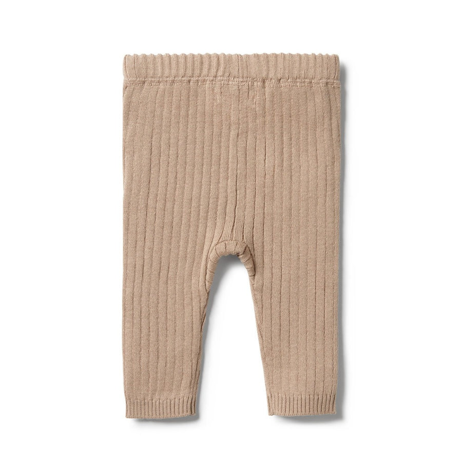 Wilson and Frenchy Knitted Rib Legging Burro | Pants & Shorts | Bon Bon Tresor