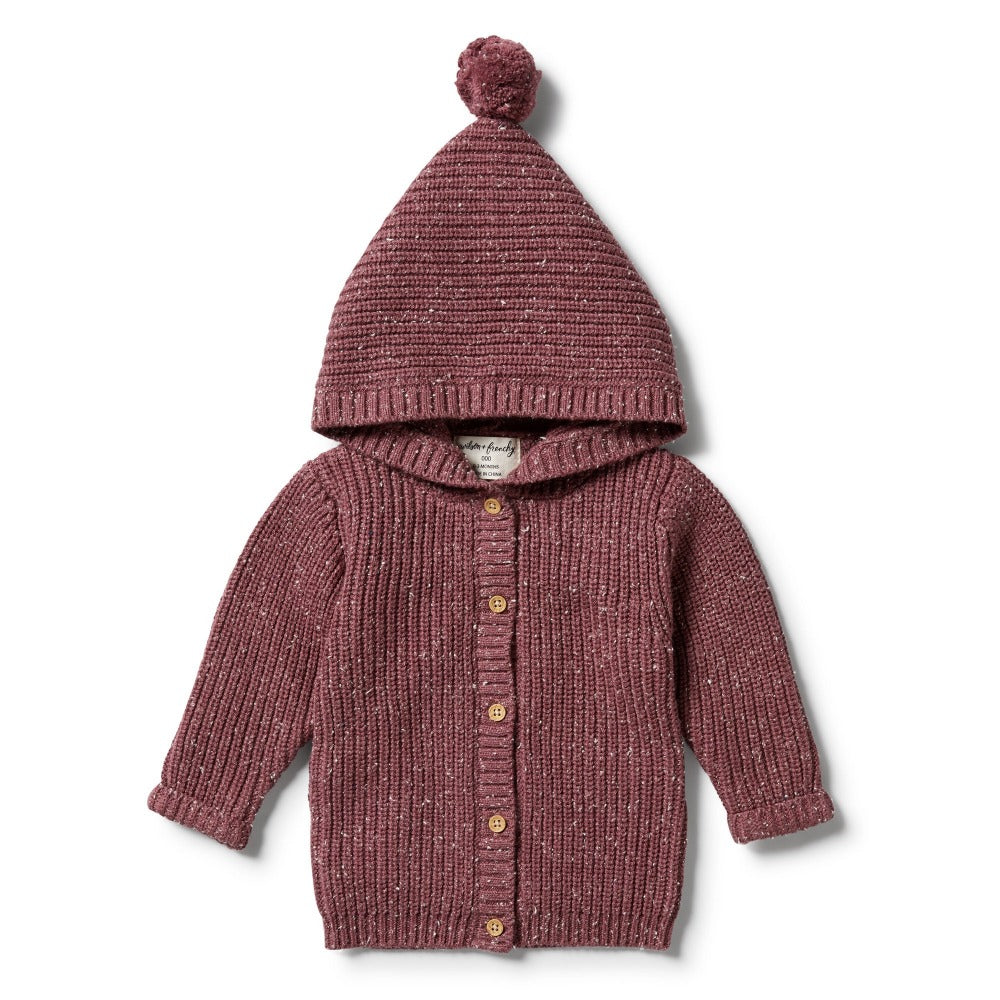 Wilson and Frenchy Knitted Jacket Wild Ginger Fleck | Sweaters & Knitwear | Bon Bon Tresor