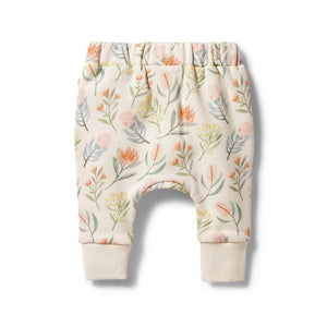 Wilson and Frenchy Organic French Terry Slouch Pant Pretty Floral | Pants & Shorts | Bon Bon Tresor
