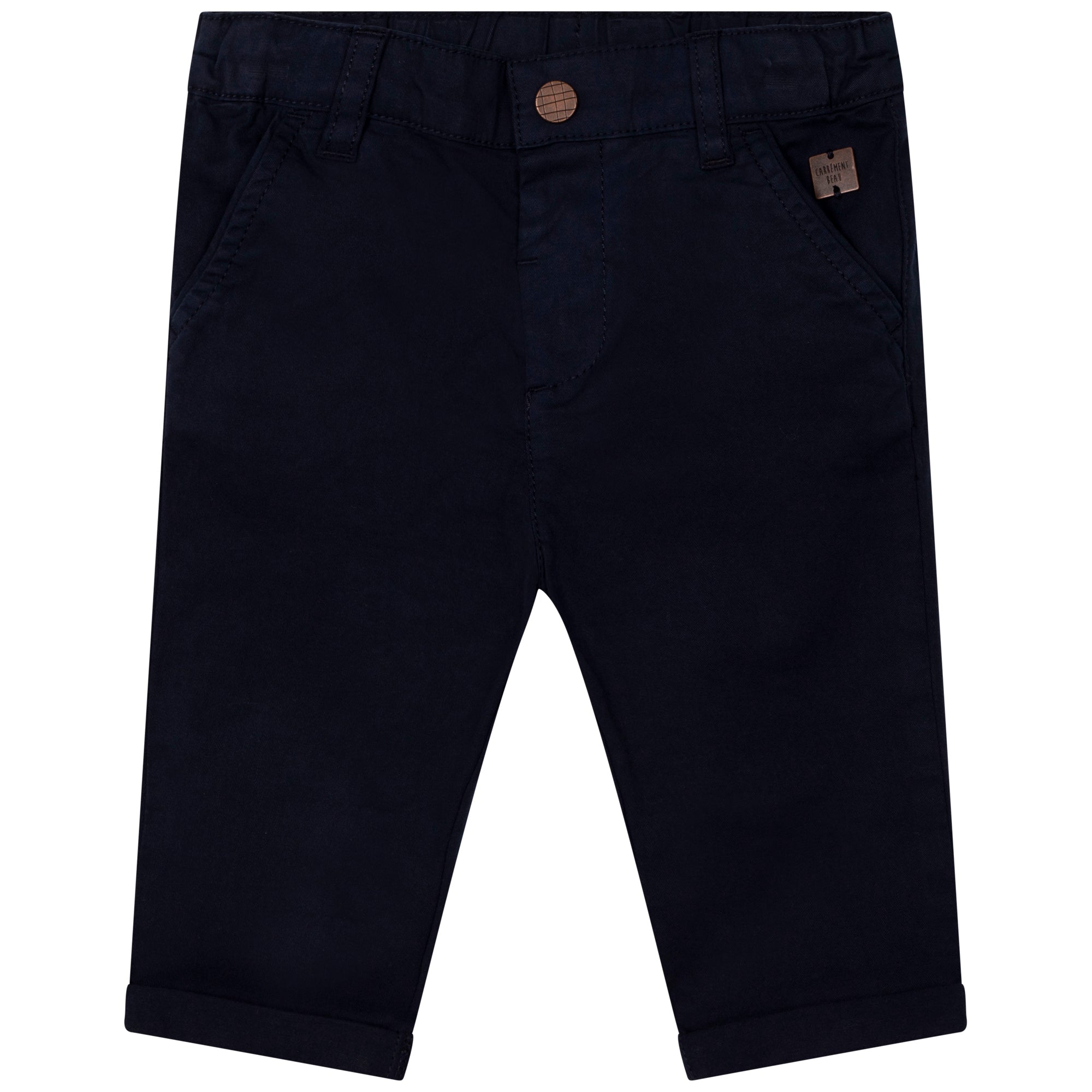 Carrement Beau Navy Chino Trousers | Pants & Shorts | Bon Bon Tresor