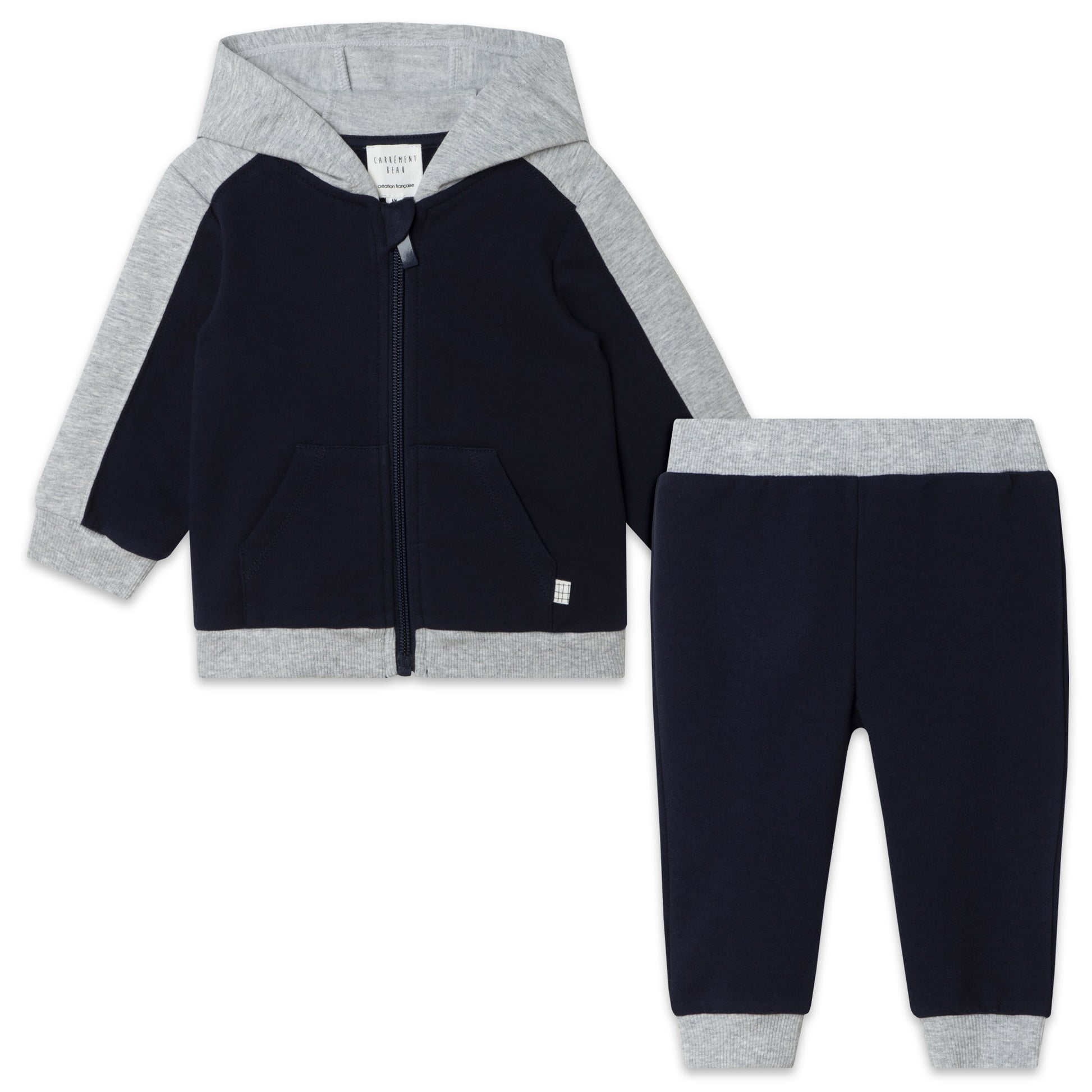 Carrement Beau Navy Grey Tracksuit | Sweaters & Knitwear | Bon Bon Tresor