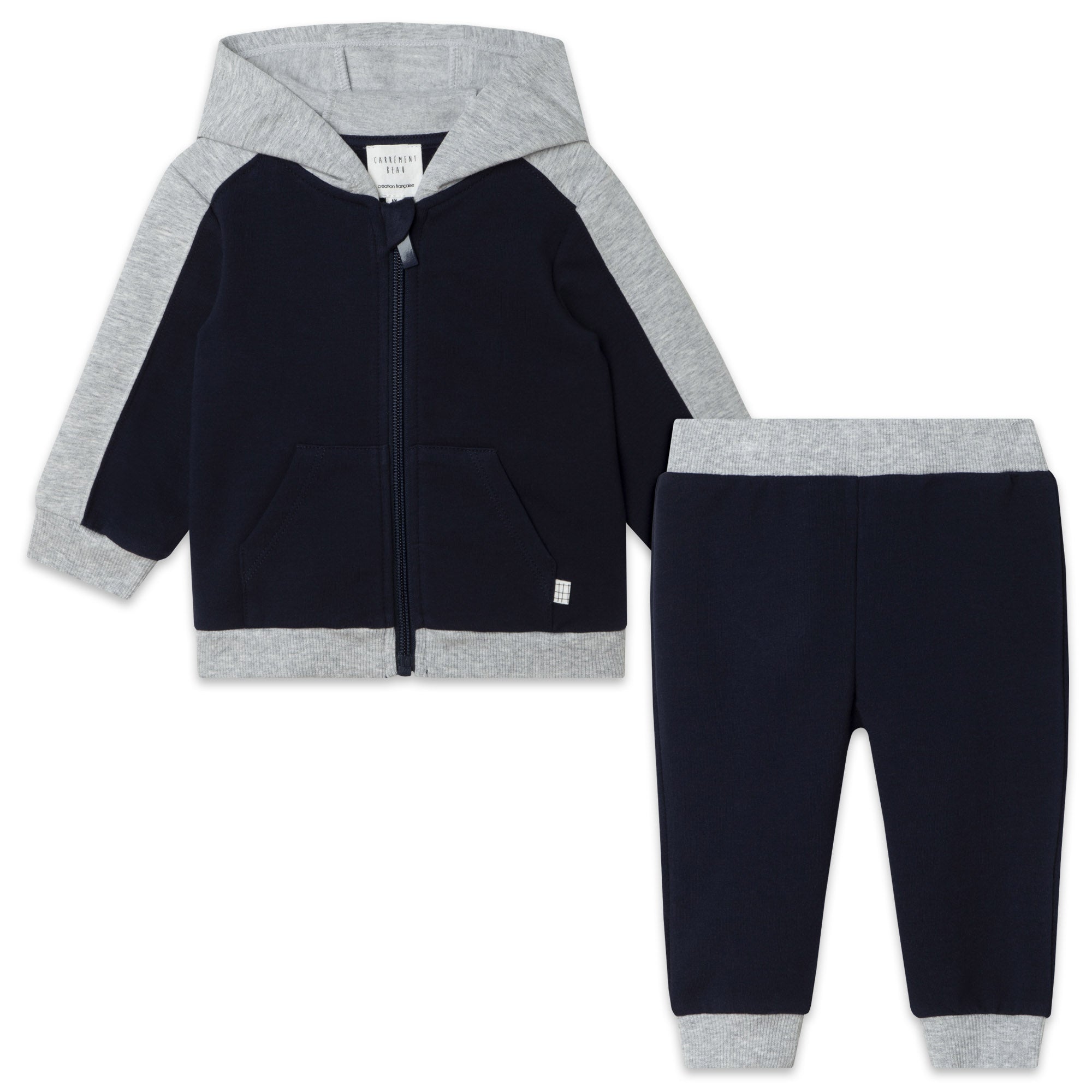 Carrement Beau Navy Grey Tracksuit | Sweaters & Knitwear | Bon Bon Tresor