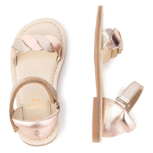 Carrement Beau Copper Sandals | Dress Shoes | Bon Bon Tresor