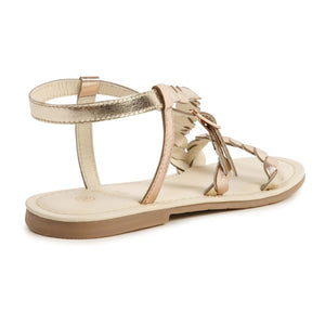 Carrement Beau Gold Sandals | Dress Shoes | Bon Bon Tresor