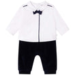 Carrement Beau Baby Boys Navy and White Romper | Rompers & Playsuits | Bon Bon Tresor