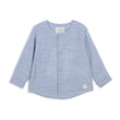 Carrement Beau Baby Boy Blue Stipe Shirt | Tops & T-Shirts | Bon Bon Tresor
