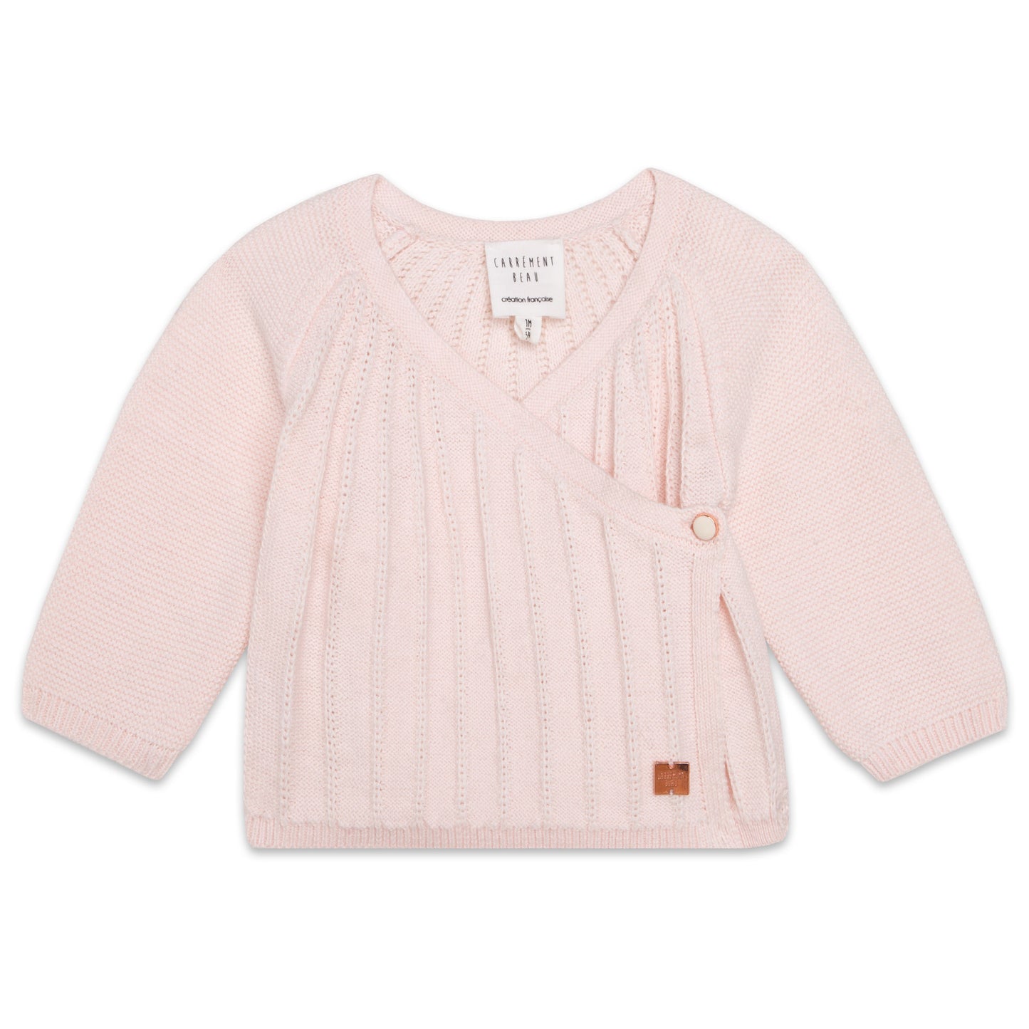 Carrement Beau Pink Knit Top and Trouser Set | Sweaters & Knitwear | Bon Bon Tresor