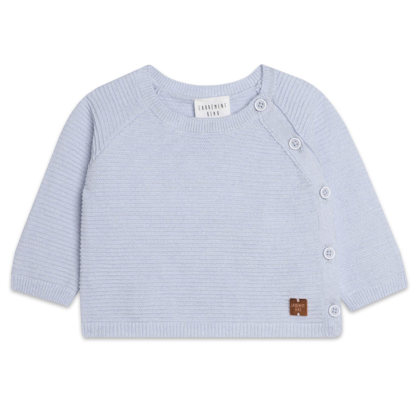 Carrement Beau Pale Blue Top and Trouser Set | Sweaters & Knitwear | Bon Bon Tresor