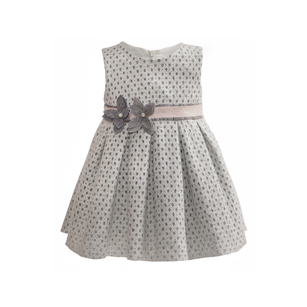 Balloon Chic White and Grey Party Dress | Dresses | Bon Bon Tresor