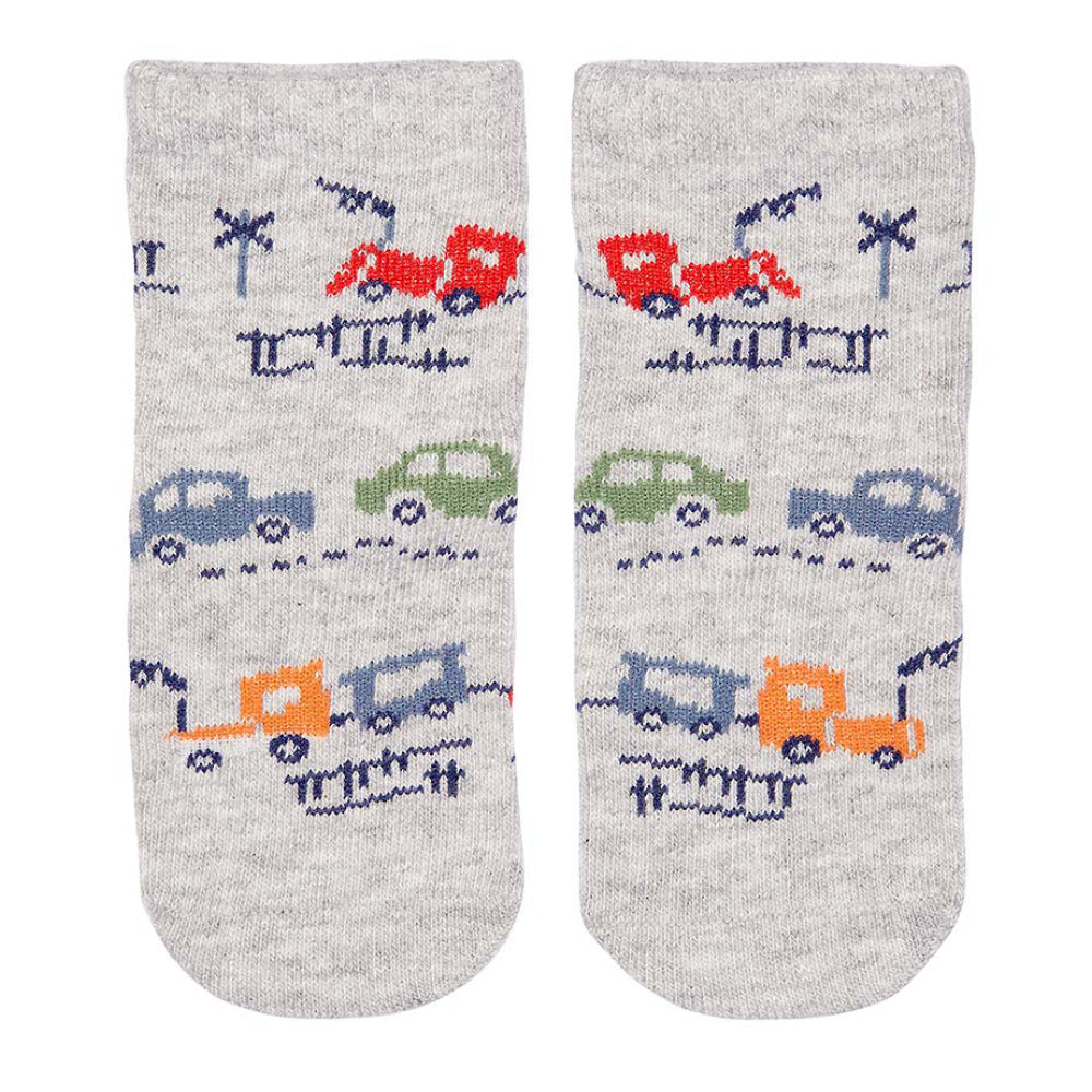 Toshi Organic Baby Socks Broom Broom | Socks | Bon Bon Tresor