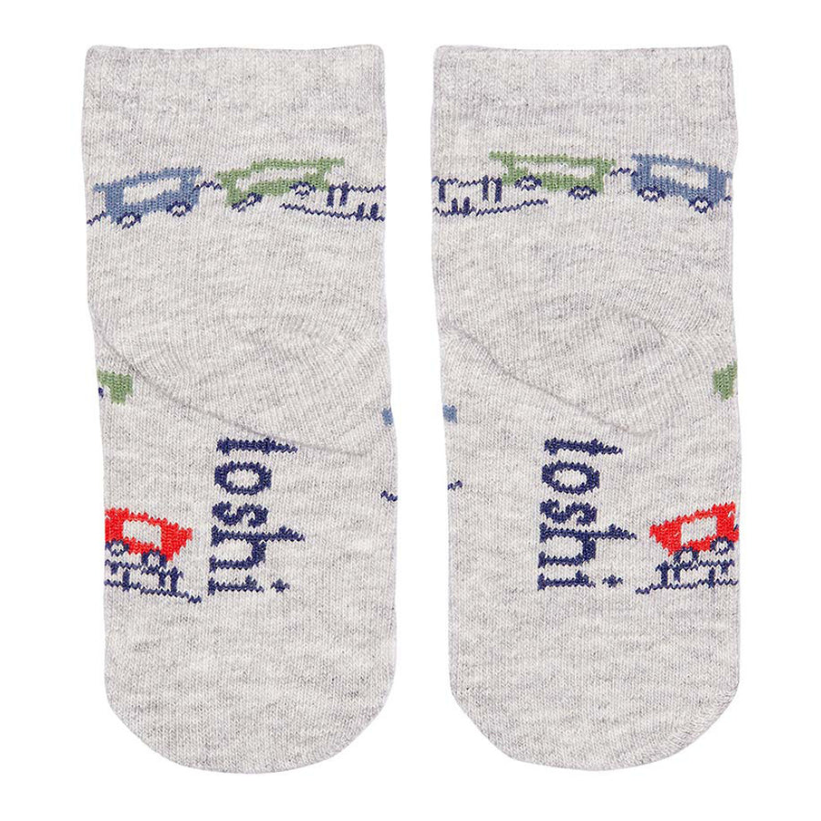 Toshi Organic Baby Socks Broom Broom | Socks | Bon Bon Tresor