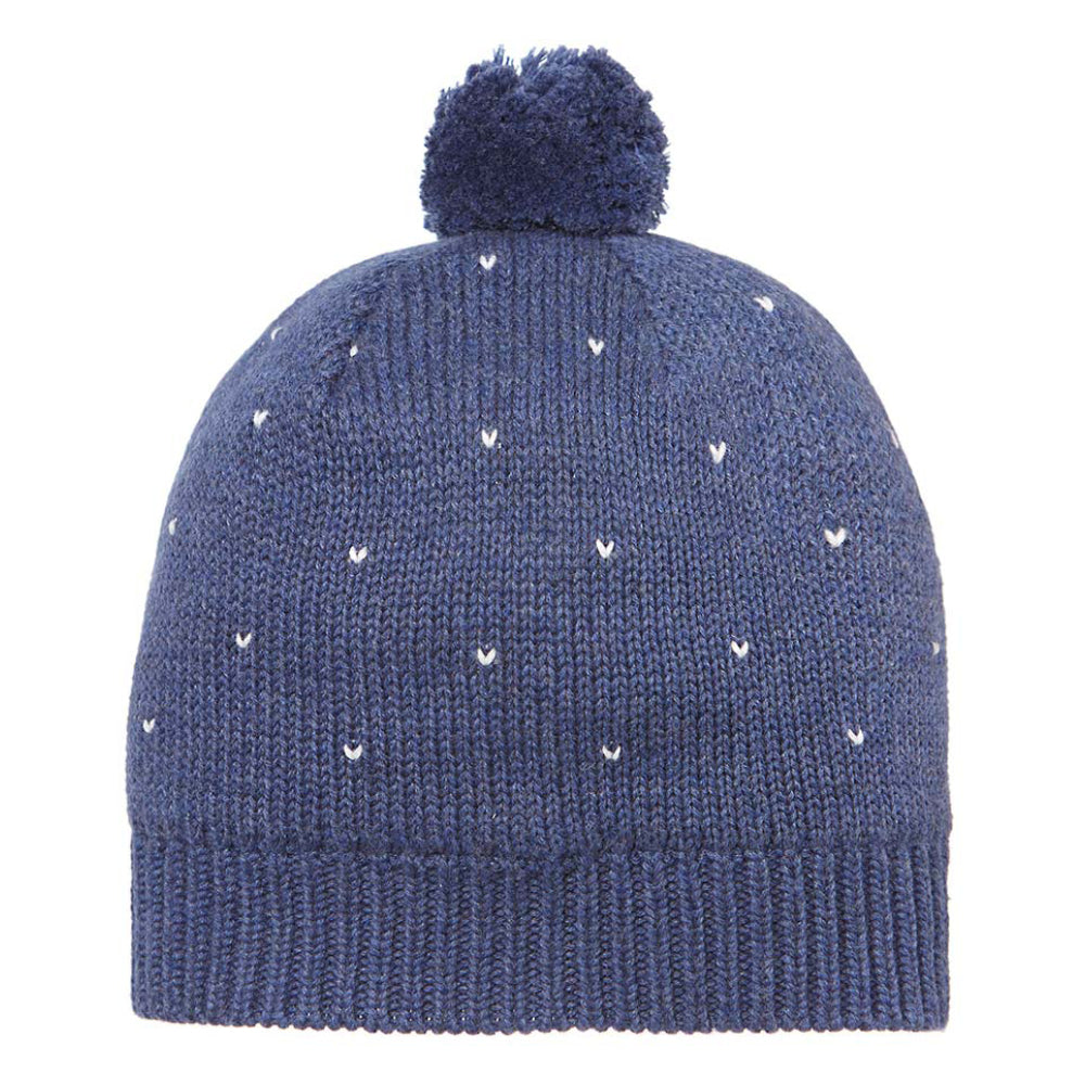 Toshi Beanie Misty Navy | Beanie | Bon Bon Tresor