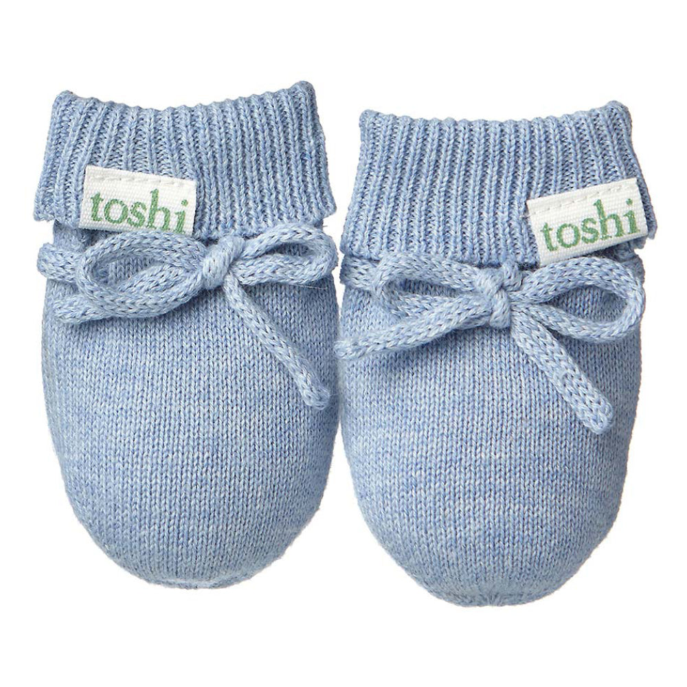 Toshi Organic Mittens Marley Dusk | Booties & Mittens | Bon Bon Tresor