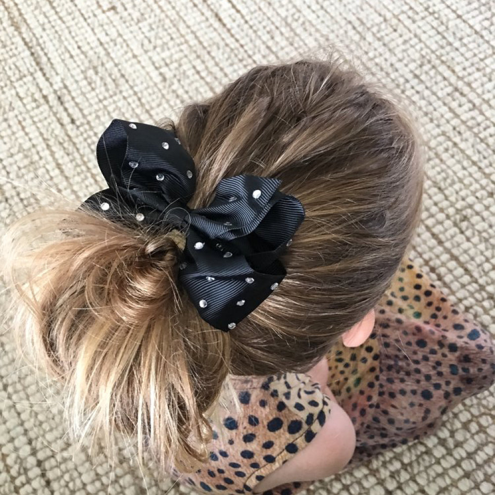 Sister Bows Assorted Crystal Studded Bow Hair Clip