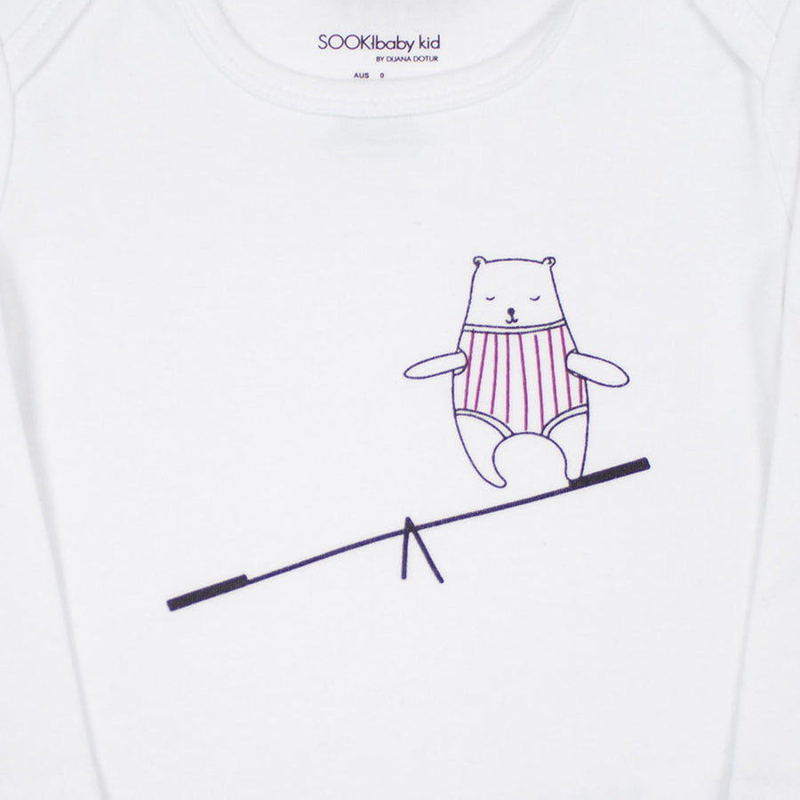 Sooki Baby Bear On A Seesaw Tee | Tops & T-Shirts | Bon Bon Tresor