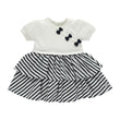 Emile et Rose Baby Girl Navy True knit Upper & Striped Dress | Dresses | Bon Bon Tresor