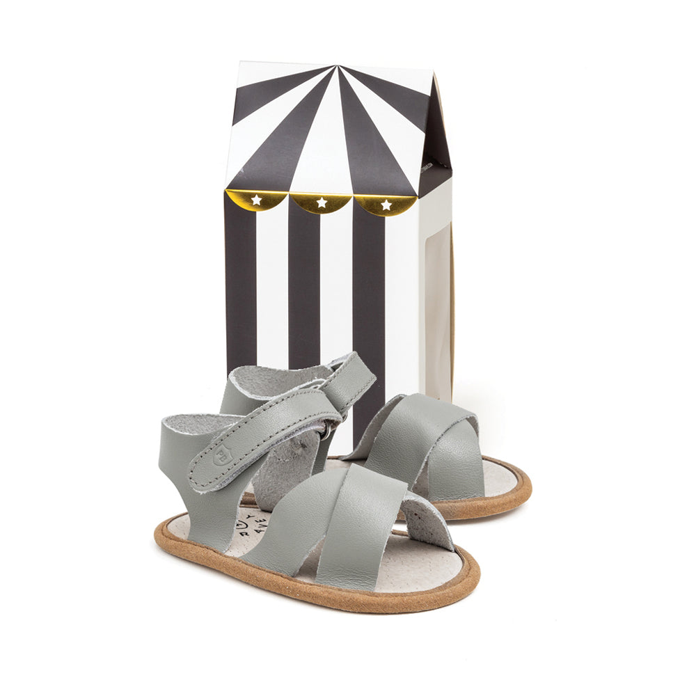 Pretty Brave Valencia Sandal Grey | Sandals | Bon Bon Tresor