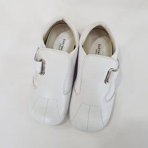 BabyWalker White Leather Tapas Sole Baby Shoes | Dress Shoes | Bon Bon Tresor