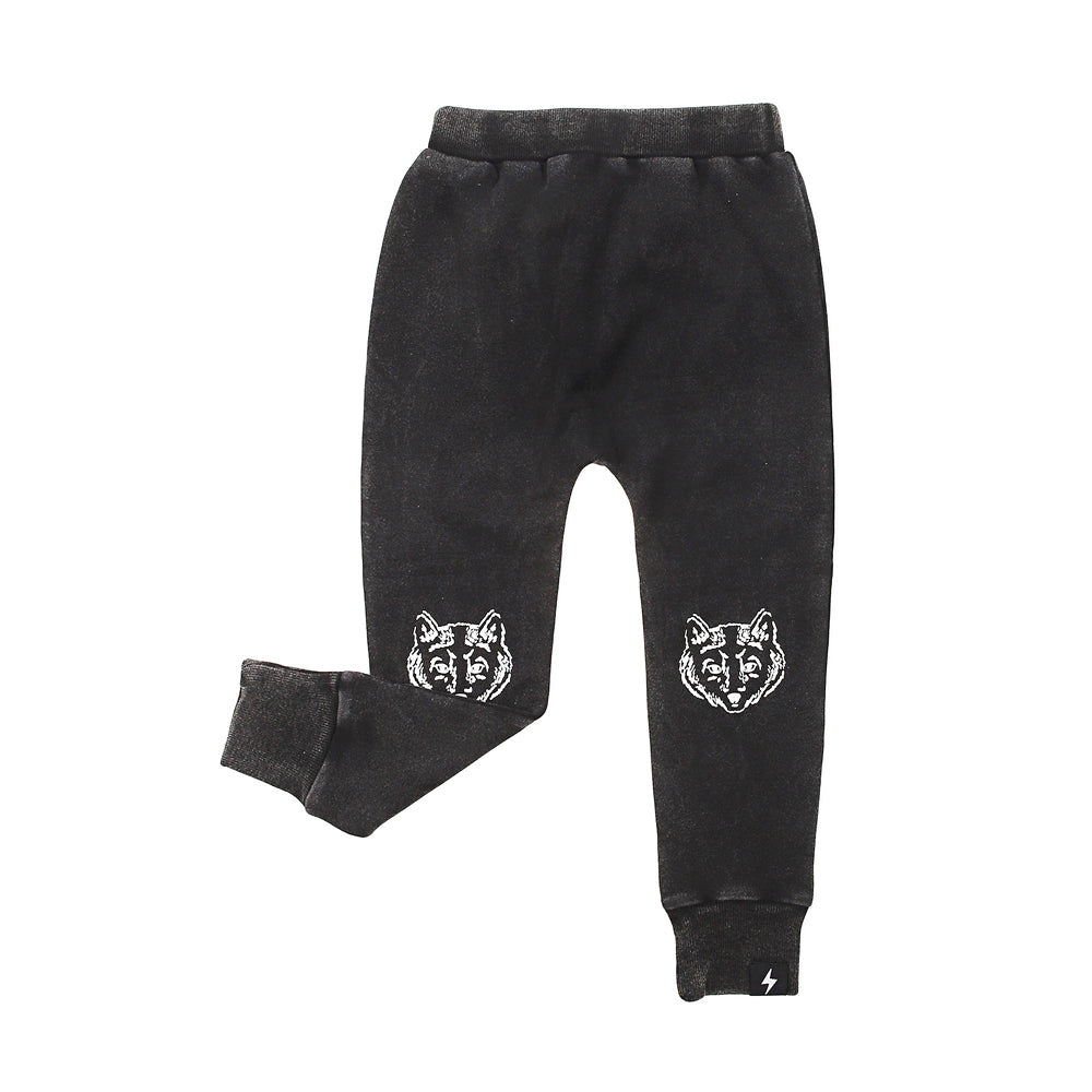 Kapow Kids Baby Long Sleeve Wolf Pack Placement T-Shirt | Tops & T-Shirts | Bon Bon Tresor