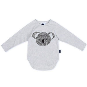 Kapow Kids Koala Placement Long Sleeve T-Shirt | Tops & T-Shirts | Bon Bon Tresor